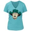 Women's Premium Deep V-Neck T-Shirt Thumbnail