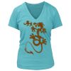 Women's Premium Deep V-Neck T-Shirt Thumbnail