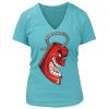 Women's Premium Deep V-Neck T-Shirt Thumbnail