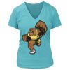 Women's Premium Deep V-Neck T-Shirt Thumbnail
