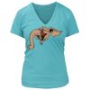 Women's Premium Deep V-Neck T-Shirt Thumbnail