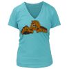 Women's Premium Deep V-Neck T-Shirt Thumbnail
