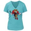 Women's Premium Deep V-Neck T-Shirt Thumbnail