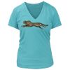 Women's Premium Deep V-Neck T-Shirt Thumbnail