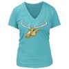 Women's Premium Deep V-Neck T-Shirt Thumbnail