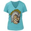 Women's Premium Deep V-Neck T-Shirt Thumbnail