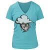 Women's Premium Deep V-Neck T-Shirt Thumbnail