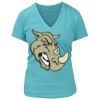 Women's Premium Deep V-Neck T-Shirt Thumbnail