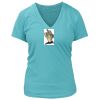 Women's Premium Deep V-Neck T-Shirt Thumbnail