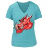 Women's Premium Deep V-Neck T-Shirt Thumbnail
