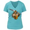 Women's Premium Deep V-Neck T-Shirt Thumbnail