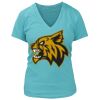 Women's Premium Deep V-Neck T-Shirt Thumbnail