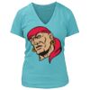 Women's Premium Deep V-Neck T-Shirt Thumbnail