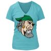 Women's Premium Deep V-Neck T-Shirt Thumbnail