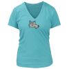 Women's Premium Deep V-Neck T-Shirt Thumbnail