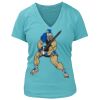 Women's Premium Deep V-Neck T-Shirt Thumbnail