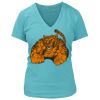 Women's Premium Deep V-Neck T-Shirt Thumbnail