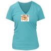 Women's Premium Deep V-Neck T-Shirt Thumbnail