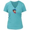 Women's Premium Deep V-Neck T-Shirt Thumbnail