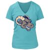Women's Premium Deep V-Neck T-Shirt Thumbnail