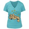 Women's Premium Deep V-Neck T-Shirt Thumbnail