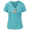 Women's Premium Deep V-Neck T-Shirt Thumbnail