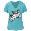 Women's Premium Deep V-Neck T-Shirt Thumbnail