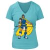 Women's Premium Deep V-Neck T-Shirt Thumbnail