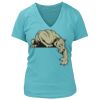 Women's Premium Deep V-Neck T-Shirt Thumbnail