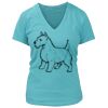Women's Premium Deep V-Neck T-Shirt Thumbnail