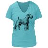 Women's Premium Deep V-Neck T-Shirt Thumbnail