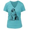 Women's Premium Deep V-Neck T-Shirt Thumbnail