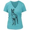 Women's Premium Deep V-Neck T-Shirt Thumbnail