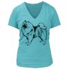 Women's Premium Deep V-Neck T-Shirt Thumbnail