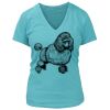Women's Premium Deep V-Neck T-Shirt Thumbnail