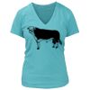 Women's Premium Deep V-Neck T-Shirt Thumbnail