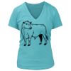 Women's Premium Deep V-Neck T-Shirt Thumbnail
