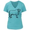 Women's Premium Deep V-Neck T-Shirt Thumbnail