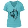 Women's Premium Deep V-Neck T-Shirt Thumbnail