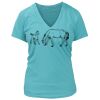 Women's Premium Deep V-Neck T-Shirt Thumbnail