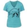 Women's Premium Deep V-Neck T-Shirt Thumbnail