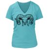 Women's Premium Deep V-Neck T-Shirt Thumbnail