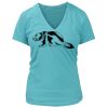Women's Premium Deep V-Neck T-Shirt Thumbnail