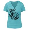Women's Premium Deep V-Neck T-Shirt Thumbnail