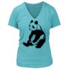 Women's Premium Deep V-Neck T-Shirt Thumbnail