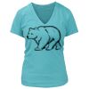 Women's Premium Deep V-Neck T-Shirt Thumbnail