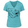 Women's Premium Deep V-Neck T-Shirt Thumbnail