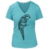 Women's Premium Deep V-Neck T-Shirt Thumbnail