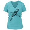 Women's Premium Deep V-Neck T-Shirt Thumbnail