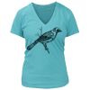 Women's Premium Deep V-Neck T-Shirt Thumbnail